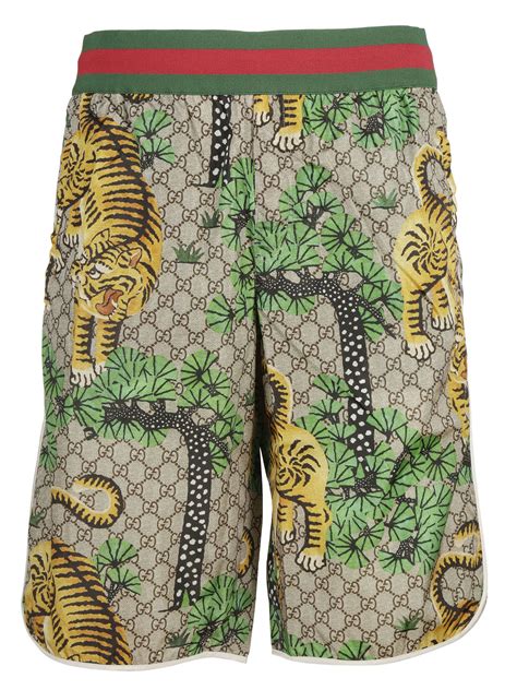 gucci shorts tiger|gucci men shorts sale.